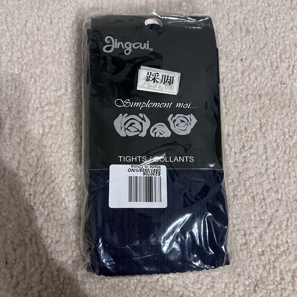 Navy Tights Size Large NWT